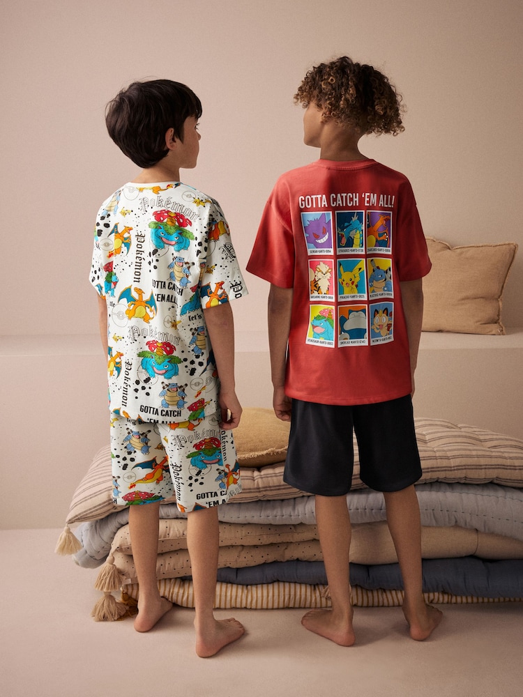 Multi License Pokemon Short Pyjamas 2 Pack (3-14yrs) - Image 2 of 8