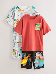 Multi License Pokemon Short Pyjamas 2 Pack (3-14yrs) - Image 3 of 8