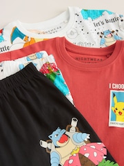 Multi License Pokemon Short Pyjamas 2 Pack (3-14yrs) - Image 7 of 8