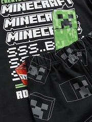Green/Black License Minecraft Short Pyjamas 2 Pack (5-14yrs) - Image 3 of 3