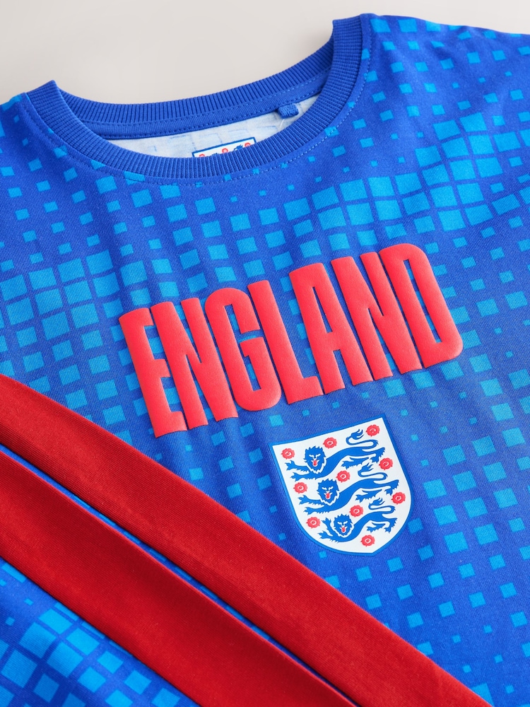 Blau/Rot - Einzelner kurzer Pyjama mit England-Lizenz aus 100 % Baumwolle (3–16 J.) - Bild 8 von 8 Blau/Rot - Einzelner kurzer Pyjama mit England-Lizenz aus 100 % Baumwolle (3–16 J.) - Bild 8 von 8