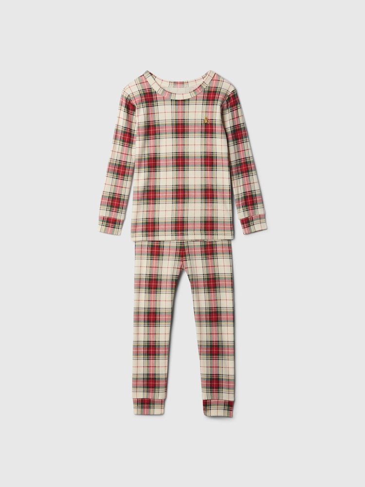 Gap Red Family Toddler Christmas Traditional Check Pyjamas (12mths-5yrs) - Image 2 of 3