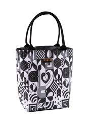 Navigate Black Monochrome Insulated 5 Litre Lunch Tote - Image 2 of 2