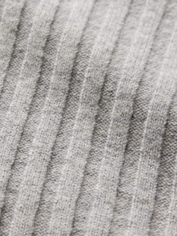 Gap Grey CashSoft Rib Jumper Dress (6mths-5yrs) - Image 2 of 2