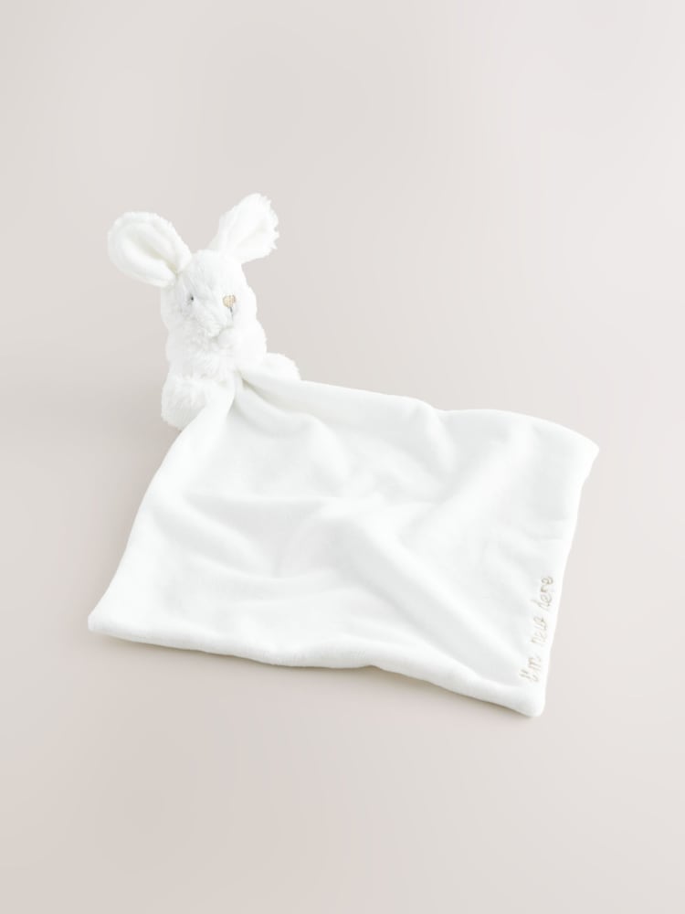 White Baby Comforter Bunny - Image 1 of 4