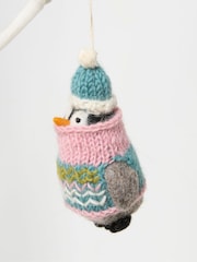 FatFace Multicolour Polly Penguin Felt Christmas Decoration - Image 2 of 2