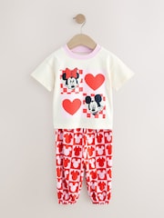 Red/Pink Minnie Jogger Pyjamas 1 Pack (9mths-12yrs) - Image 4 of 7