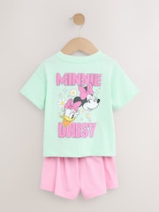Lilac Purple 100% Cotton Minnie Mouse Shorts Pyjamas 3 Pack (9mths-12yrs) - Image 10 of 12