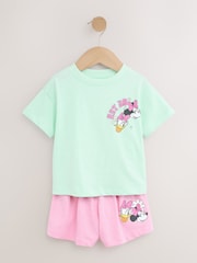 Lilac Purple 100% Cotton Minnie Mouse Shorts Pyjamas 3 Pack (9mths-12yrs) - Image 7 of 12