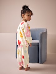 Creme - Pacote 1 de pijamas de corrida Bluey Heart Print (12meses a8anos) - Imagem 2 de 8