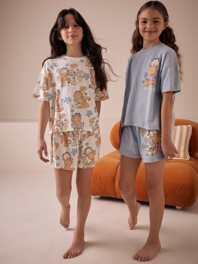 Blue Short Pyjamas 2 Pack (3-16yrs) - Image 1 of 3