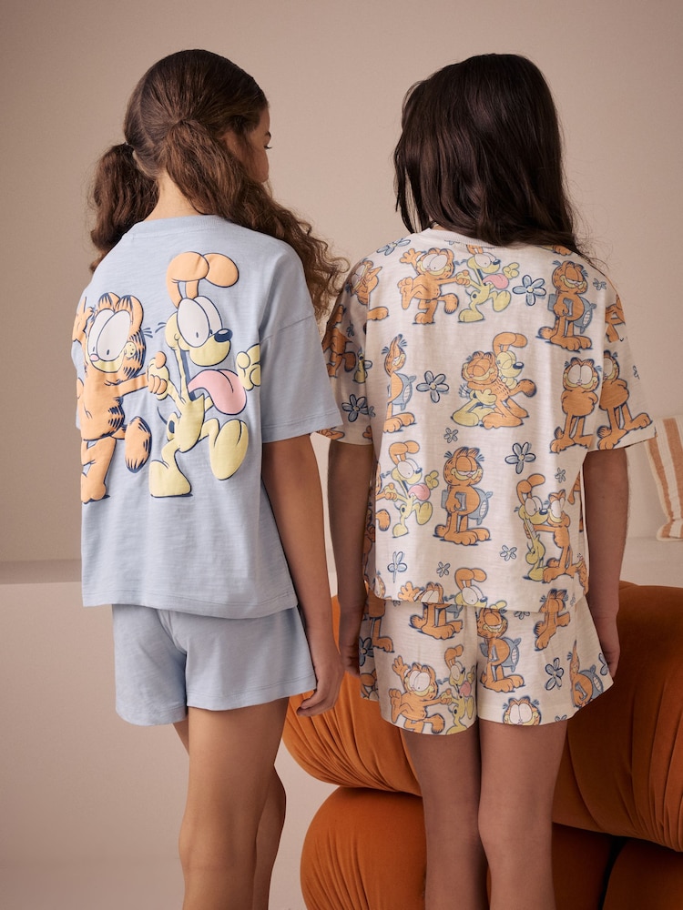 Blue Short Pyjamas 2 Pack (3-16yrs) - Image 2 of 3