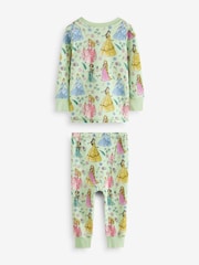 Pink 100% Cotton Disney Princess Long Sleeve Snuggle Pyjamas 2 Pack (9mths-10yrs) - Image 8 of 10