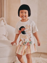 Cream Moana Shorts Pyjamas 1 Pack (9mths-8yrs) - Image 1 of 8