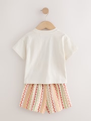 Cream Moana Shorts Pyjamas 1 Pack (9mths-8yrs) - Image 6 of 8