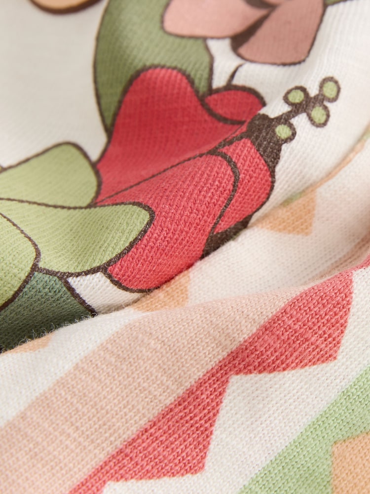 Cream Moana Shorts Pyjamas 1 Pack (9mths-8yrs) - Image 8 of 8