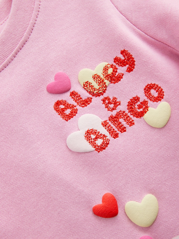 Pink Bluey Long Sleeved Snuggle 100% Cotton Pyjamas 2 Pack (12mths-8yrs) - Image 11 of 13