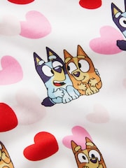 Pink Bluey Long Sleeved Snuggle 100% Cotton Pyjamas 2 Pack (12mths-8yrs) - Image 13 of 13