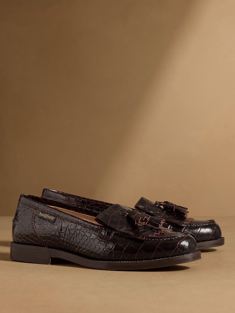 Russell & Bromley Oxblood Chester Tassel Loafers - Image 2 of 7 Russell & Bromley Oxblood Chester Tassel Loafers - Image 2 of 7