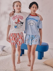 Blue Short Hello Kitty Pyjamas 2 Pack (3-14yrs) - Image 1 of 5