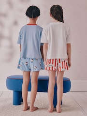 Blue Short Hello Kitty Pyjamas 2 Pack (3-14yrs) - Image 3 of 5