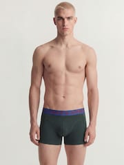 JACK & JONES Brown Logo Trunks 3 Pack - Image 4 of 7