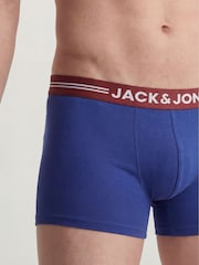 JACK & JONES Brown Logo Trunks 3 Pack - Image 7 of 7