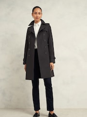 Hobbs Black Saskia Trench Coat - Image 1 of 3