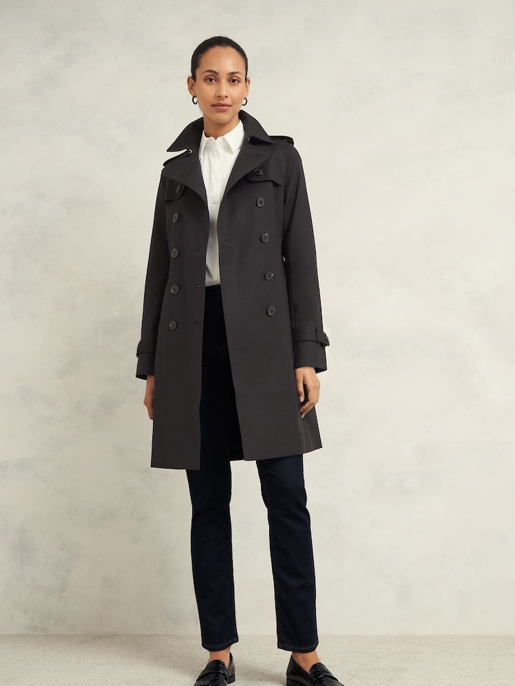 Hobbs Black Saskia Trench Coat - Image 1 of 3