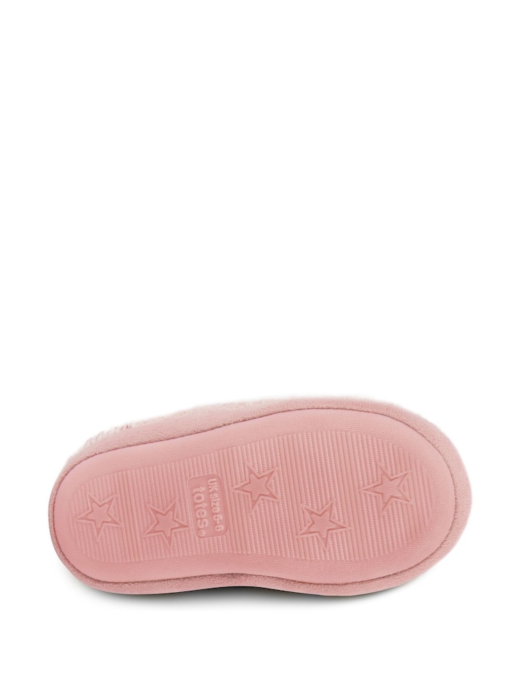 Totes Pink Childrens Peppa Pig Bootie Winter Slippers - Image 5 of 5