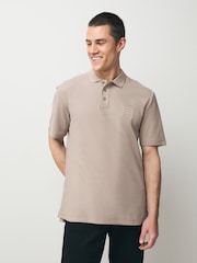 Armani Exchange Logo Label Polo Shirt - Image 1 of 5