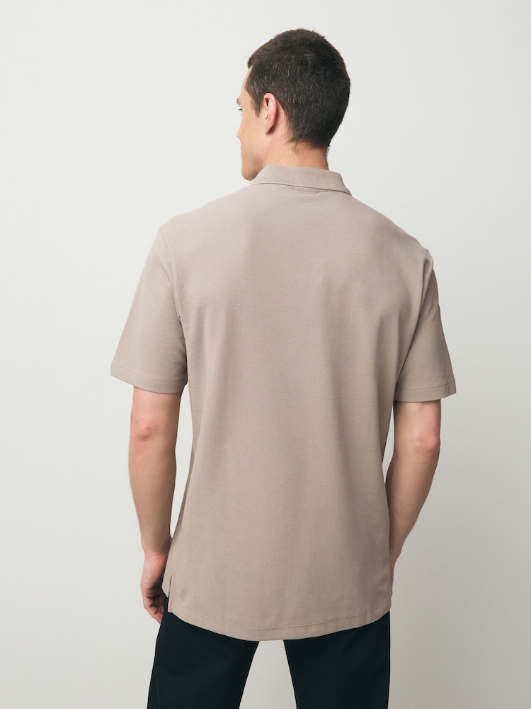 Armani Exchange Logo Label Polo Shirt - Image 2 of 5