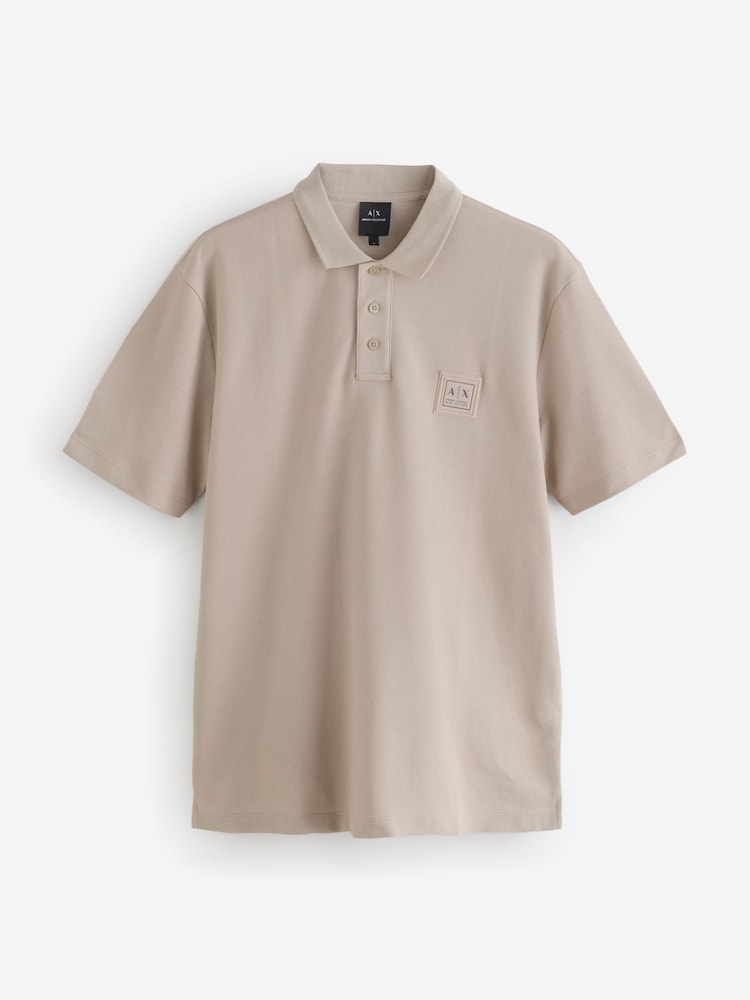 Armani Exchange Logo Label Polo Shirt - Image 5 of 5