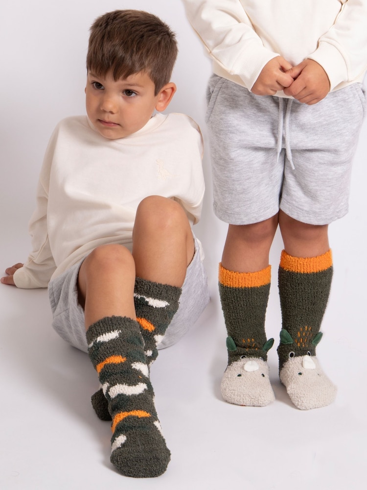 zelena - Totes Supersoft zimski copati božič nogavice 2 komplet - Slika 1 iz 4 zelena - Totes Supersoft zimski copati božič nogavice 2 komplet - Slika 1 iz 4