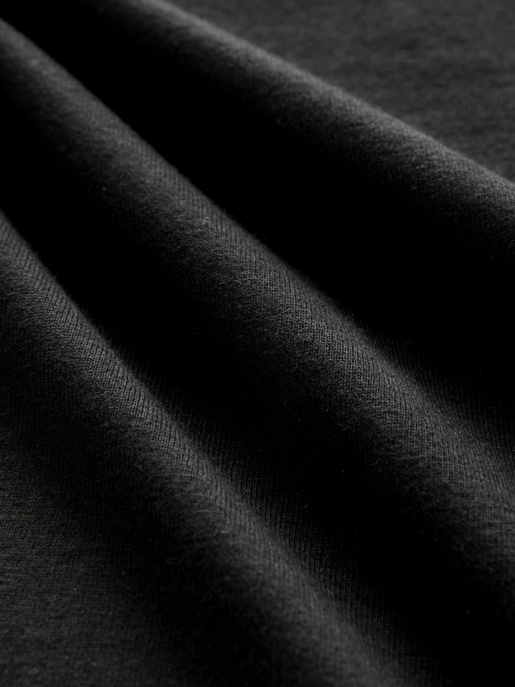 Noir/Blanc - T-shirts à manches courtes brodés du cerf 2 Pack (3-16ans) - Image 3 of 3