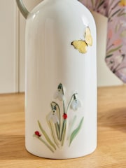 White Floral Wildlife Oil Bottle - Image 2 of 5