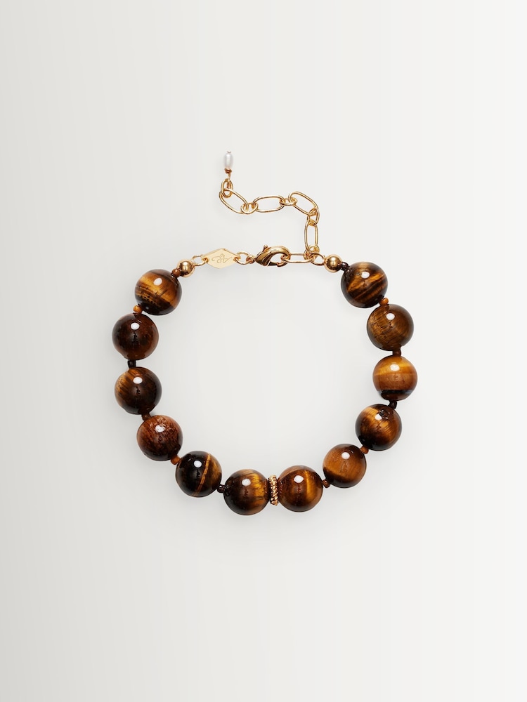 Anni Lu Brown Ball Bracelet - Image 4 of 4 Anni Lu Brown Ball Bracelet - Image 4 of 4