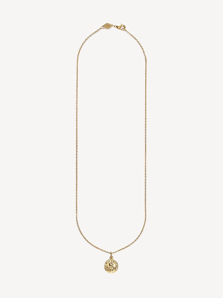 Anni Lu Gold Tone Forget Me Not Necklace - Image 1 of 1