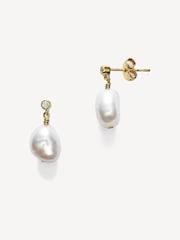 Anni Lu Gold Tone Plated Pearly Earrings - Image 1 of 3