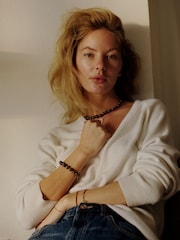 Anni Lu Brown Eye Of The Tiger Ball Necklace - Image 4 of 4