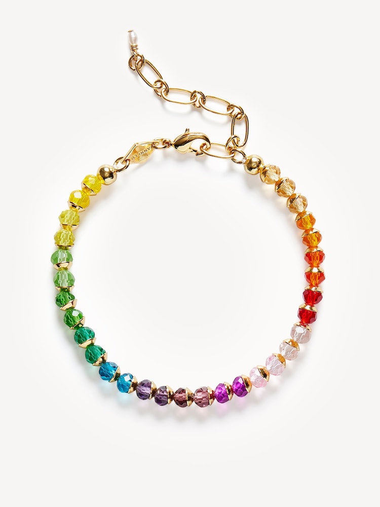 Anni Lu Multi Gold Plated Tennis Kinda Bracelet - Image 1 of 2