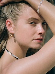 Anni Lu Gold Plated Sterling Drop Earrings - Image 2 of 2