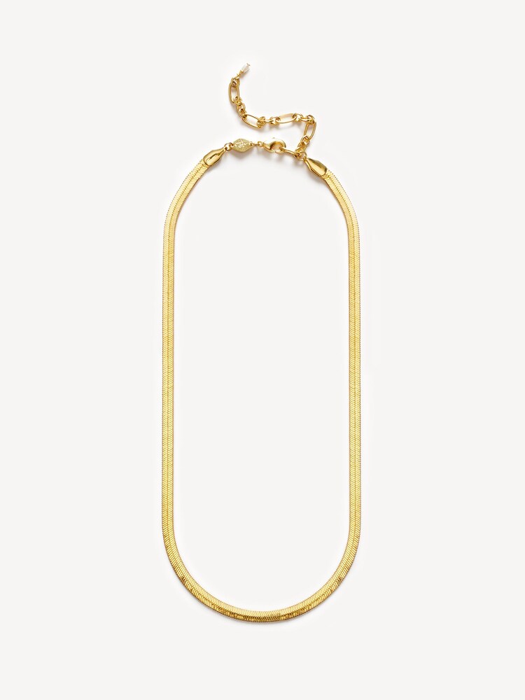 Anni Lu Gold Tone Snake Charmer Necklace - Image 1 of 3