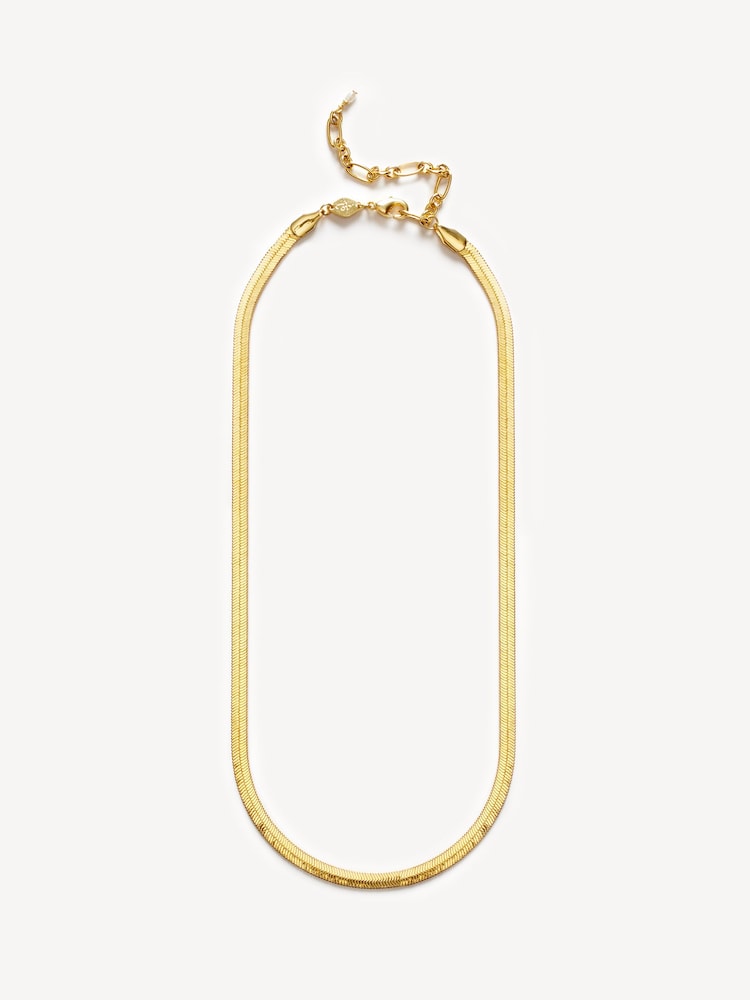 Anni Lu Gold Tone Snake Charmer Necklace - Image 1 of 3 Anni Lu Gold Tone Snake Charmer Necklace - Image 1 of 3