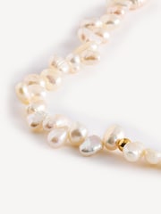 Anni Lu White Pearly Drop Necklace - Image 3 of 3