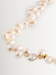 Anni Lu White Pearly Drop Necklace - Image 4 of 4