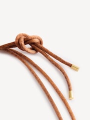 Anni Lu Brown Heart on a String Necklace - Image 3 of 3