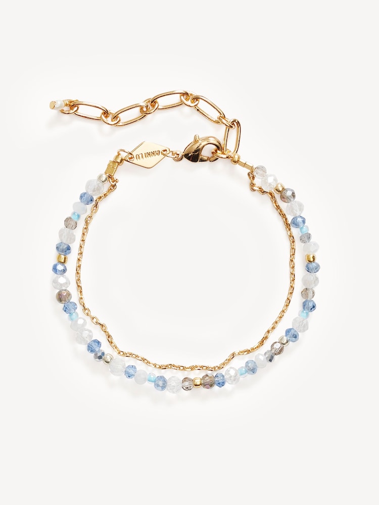 Anni Lu Gold Plated Silver Lining Bracelet - Image 1 of 2