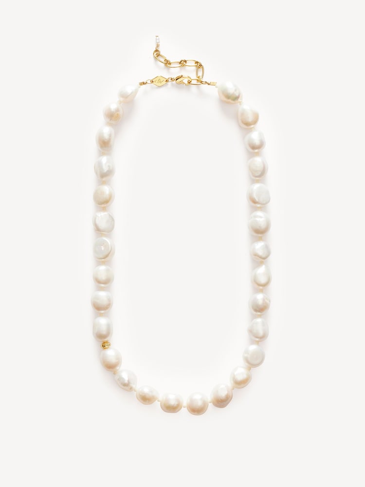 Anni Lu White Stellar Pearly Necklace - Image 1 of 6 Anni Lu White Stellar Pearly Necklace - Image 1 of 6