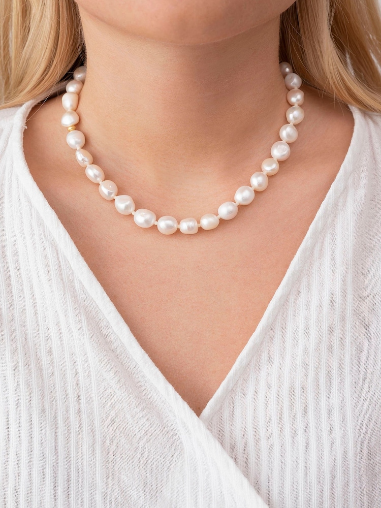 Anni Lu White Stellar Pearly Necklace - Image 2 of 6 Anni Lu White Stellar Pearly Necklace - Image 2 of 6
